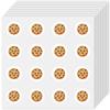 8 Sheets Plastic Waterproof Self-Adhesive Picture Stickers Cartoon Decals for Kid's Art Craft Cookies 150x150mm Sticker: 25mm