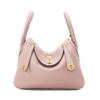 Women Lindy Style Handbag, Retro Rotating Lock Crossbody Shoulder Bag, Multi Pocket Portable Top Handle Purse, Casual Daily Work Travel Leather Bag