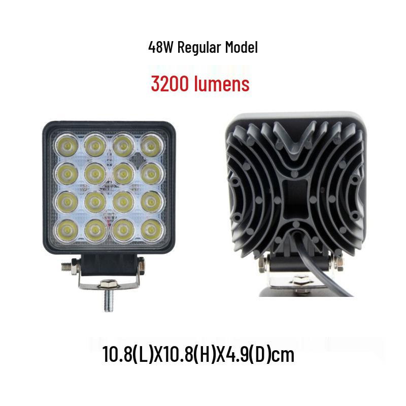 

48W LED Off-road Square Roof Light - Long Strip Auxiliary Work & Inspection Light