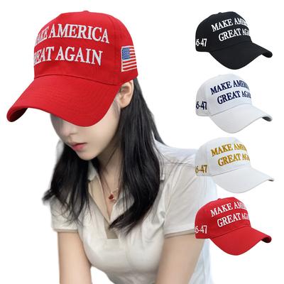MAGA American Trucker Hat Dome Make America Great Again Slogan USA Flag Hat Sunshade Make America Great Again Flag Baseball Cap