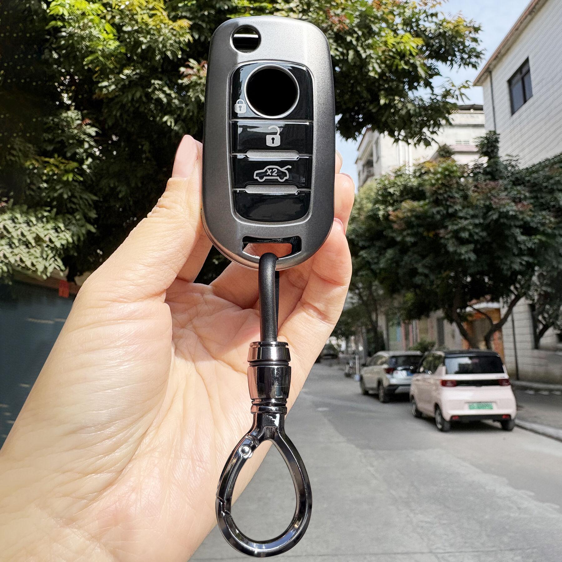 

Soft Tpu Car Key Cover Caps For Fiat Tipo 500X Egea Hb 500 Chiava Type Keychain Holder Car Accessories