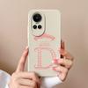 Letter Case For OnePlus Nord N20 SE N300 Simple Liquid Silicone Camera Protection Back Cover For 1+ Nord N20SE N 300 Funda Coque
