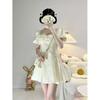 White Dress Children Summer Temperament Super Fairy Little Princess Tutu Dress