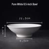 ZISIZ Retro Blue Rim Anti-Scald Noodle Soup Bowl