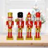 Christmas Nutcracker Figurine Decorative Statue Decor Collectibles Desktop Ornament Puppet