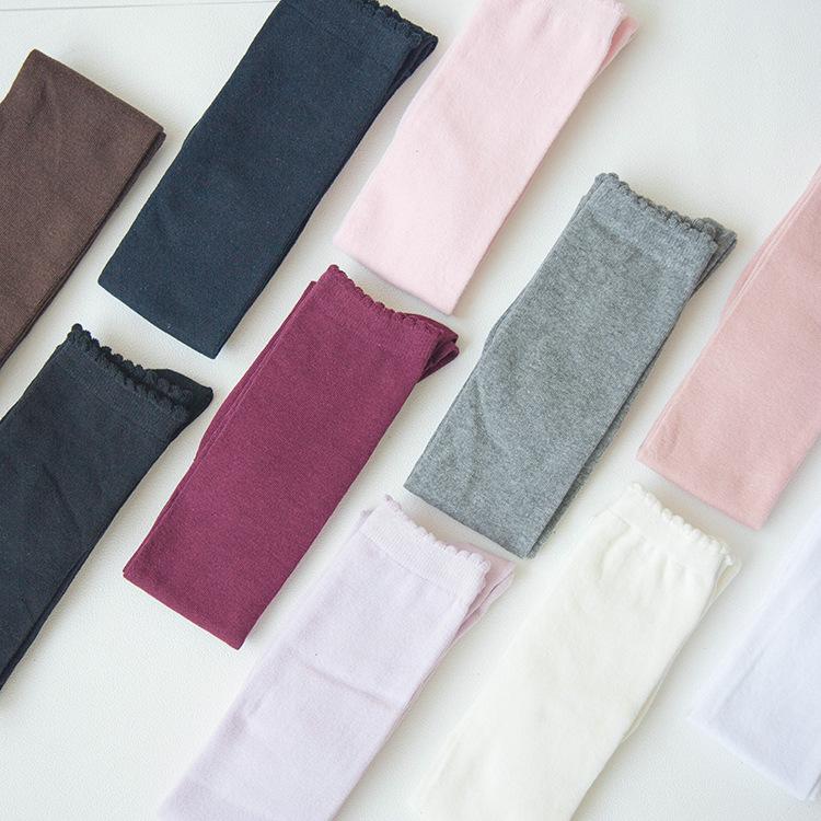 Japanese Style Lolita JK Winter Over-the-Knee High Socks Handmade Cotton Breathable Socks Crew Length Body Logo Anti-Bacterial