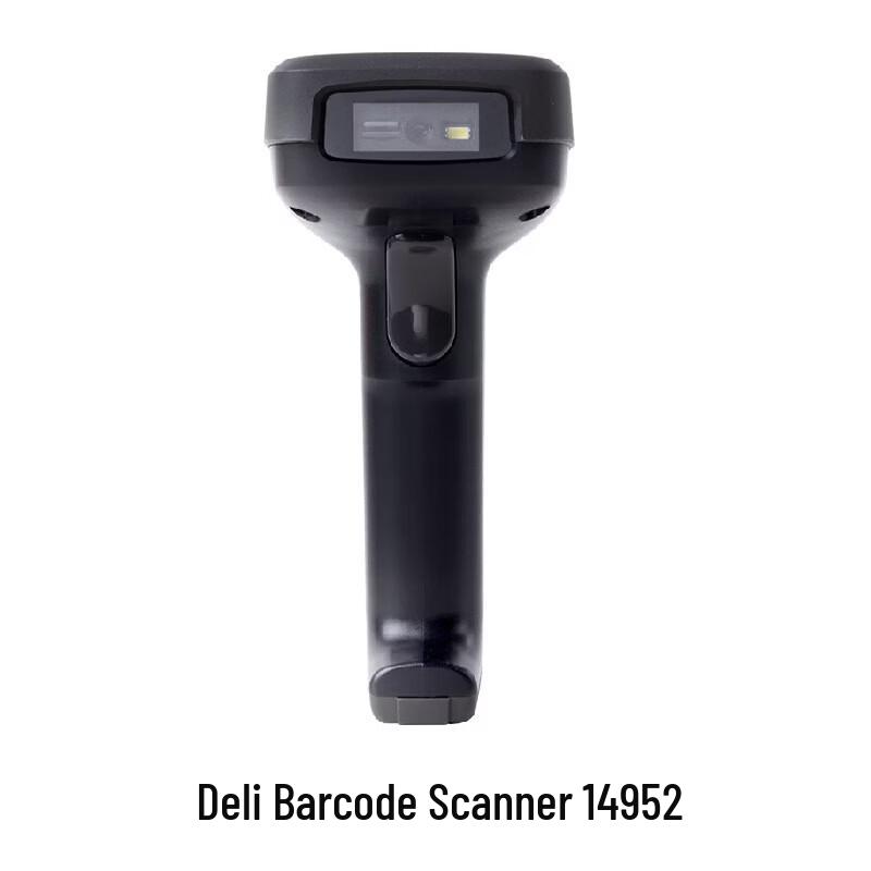 Deli Wired 1D 2D Barcode Scanner