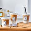 10Pcs Clear Plastic Cup With Strawless Lids Disposable Cups For Iced Coffee Or Juice Party Smoothie Milkshake Cold Drinks