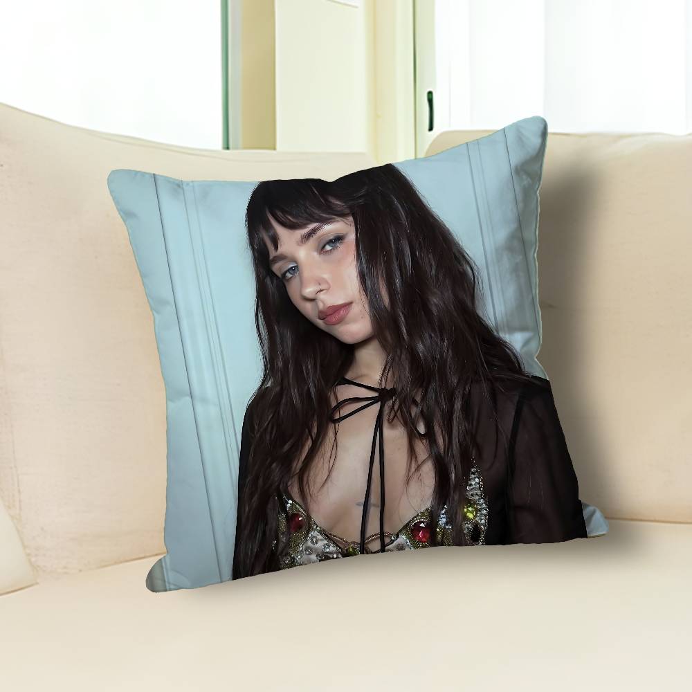 Singer C-Clairo Charm Polyester Printed Pillow Cover Square 30 40 45 50 60 65 cm Soft for Sofa Bed Car Home Decor