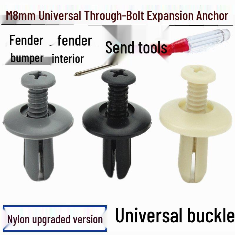 Screw Card Through-hole Nail Decorative Panel Door Fixing Expansion Rivet Clip Cover