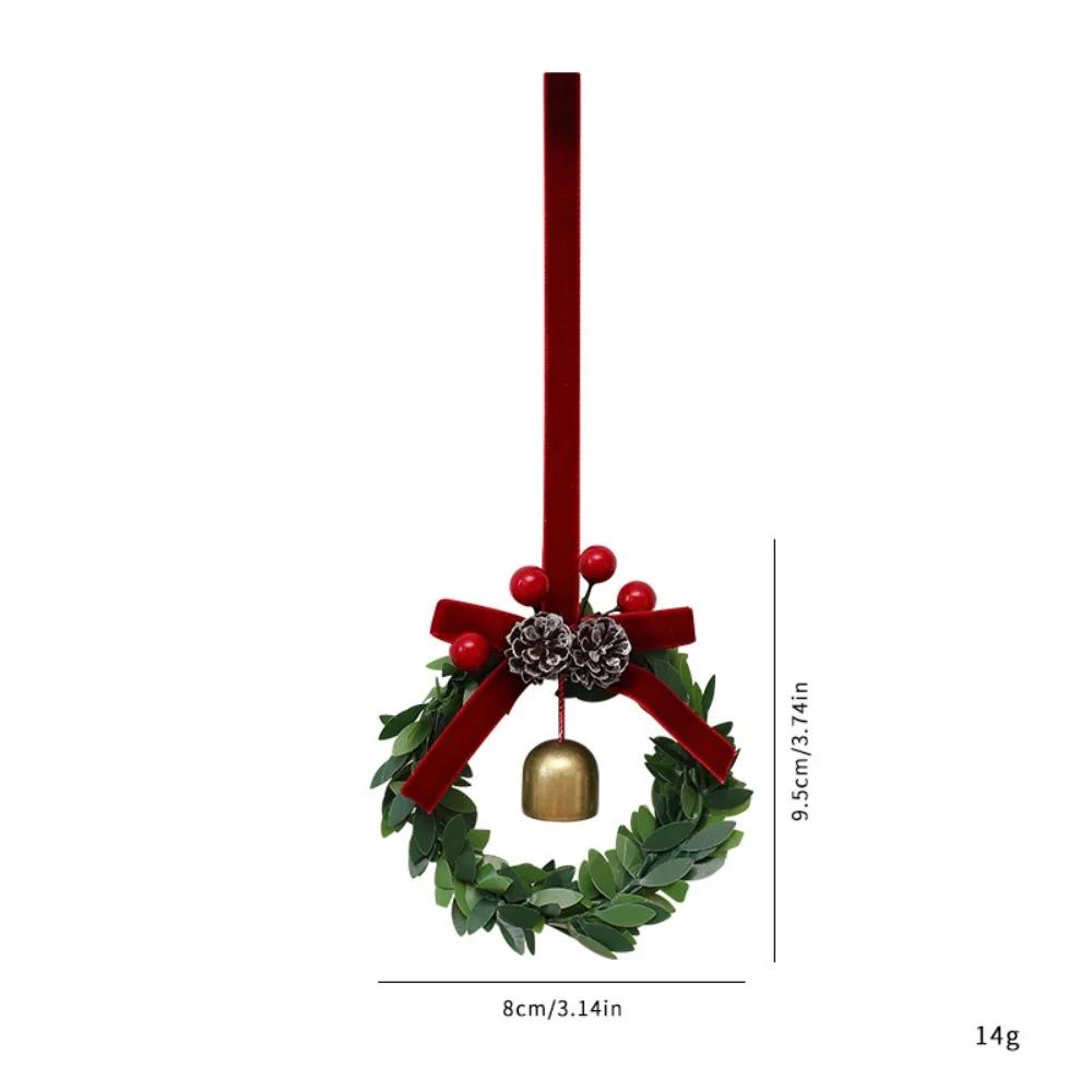 Christmas Tree Pendant Bell Wreath Ornament Home Decoration Accessories Merry Christmas Xmas Tree Drop Ornaments Other