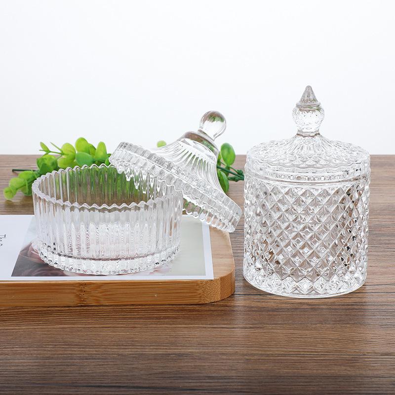 Creative Soy Candle In Glass Jar with Lid - Small Yurt Incense Holder