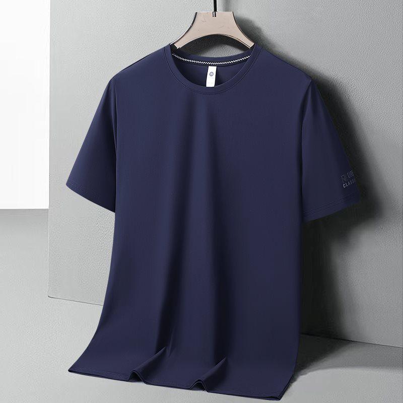 Heren 2025 Zomer Sneldrogend IJszijde T-shirt voor Buiten Basketbal Fitness