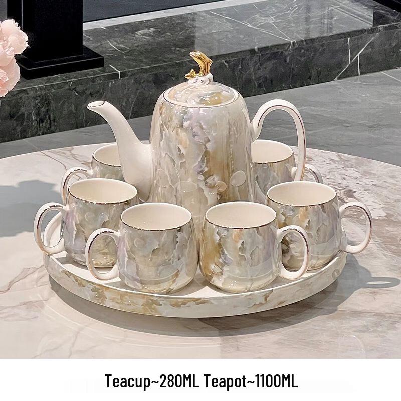 European Style Multi-layer Ceramic Dessert Plate