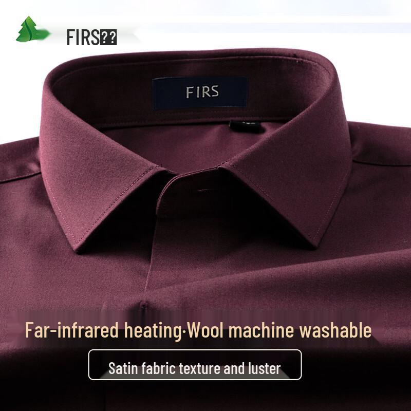 FIRS Men s Wool Blend Easy-Care Long-Sleeve Shirt 175/96A