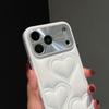 Love Heart French Style iPhone 17 Pro Max Full Coverage Protective Case with Anti-Fall Lens