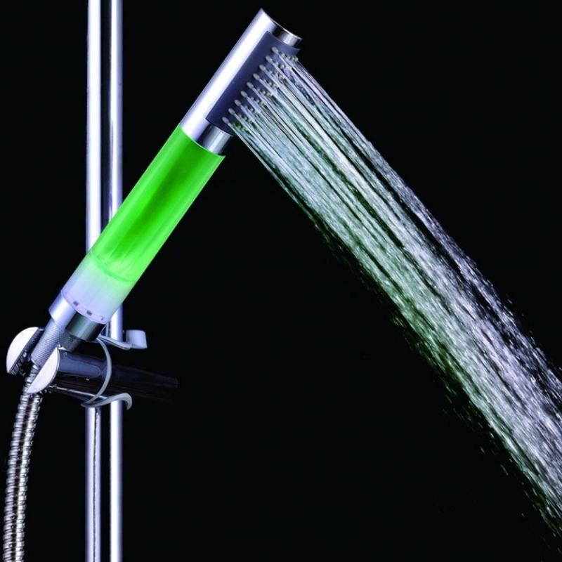 7 Colors Led Shower Head Led Faucet Auto Changing Tap Nozzle Handheld Round LED Anion SPA Bathroom Shower Head Filter Faucet