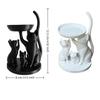 Decorative Cat Jewelry Tray Cartoon Desktop Ring Holder Large Capacity Key Tray  Bedroom Decor