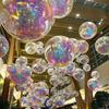 10pcs colorful 10 inch 4D round aluminum foil balloons for weddings, birthdays, holidays, and sparkling party decorations