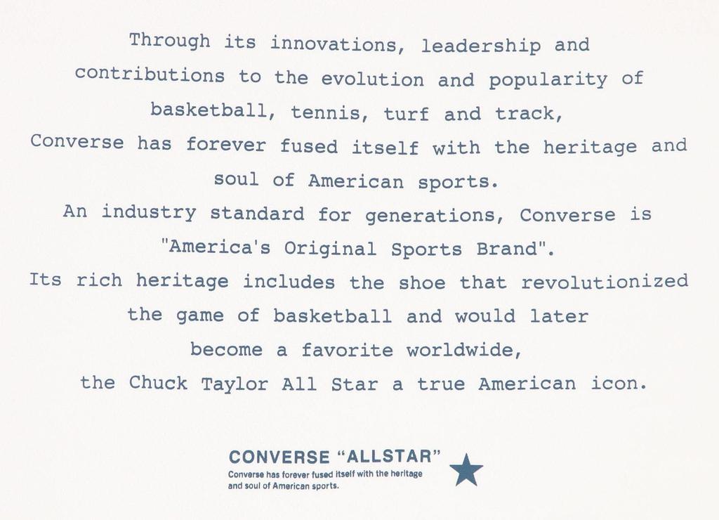 Converse CB251355 Basketball Short Sleeve Shirt Printed White T-Shirt