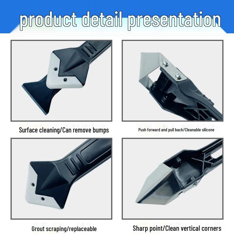 Multi-Functional Grout & Glue Removal Tool