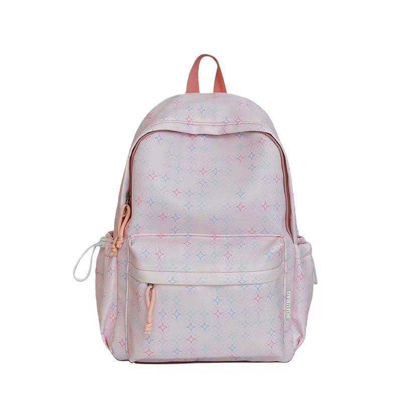 Schoolbag New Trend Gypsy Printed Backpack Korean Edition Student School Bag High Value Large Capacity Simple Travel Backpack