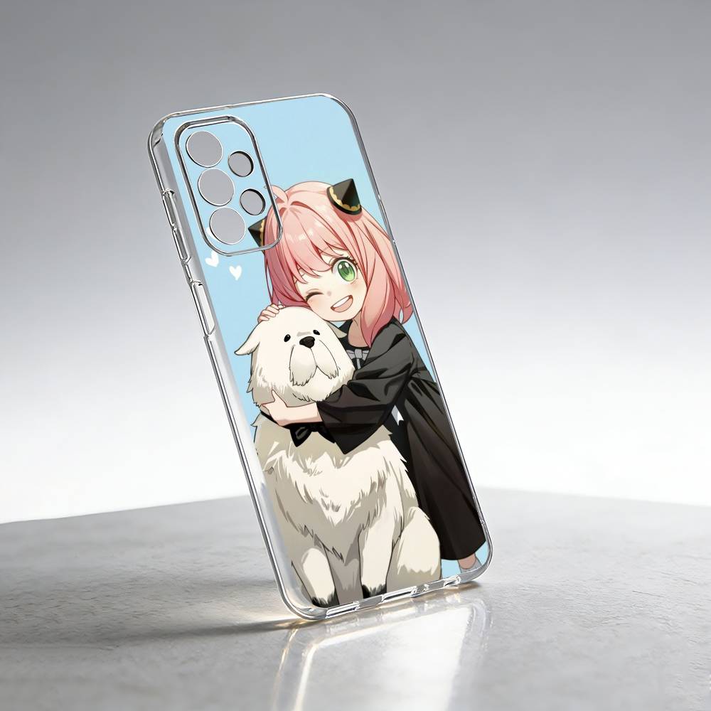 S-Spy Family-y Anya Forger-R Phone Case For Samsung S25,S24,S21,S22,S23,S30,Ultra,S20,Plus,Fe Transparent Cover