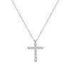 Minimalist Diamond Cross Necklace for Women - 2026 Hot Style Choker, Light Luxury Sweater Chain Accessories