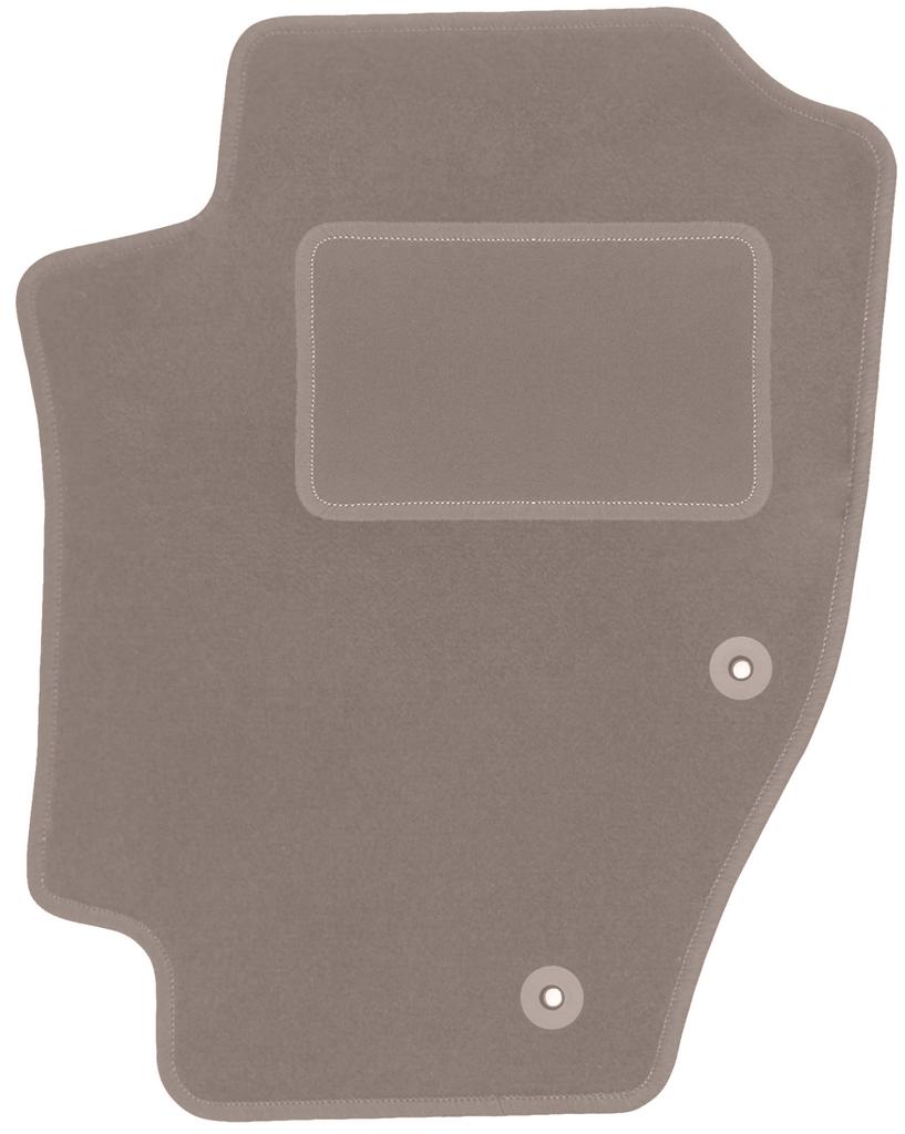 Beige driver's mat for: Peugeot 307CC cabrio (2003-2008)