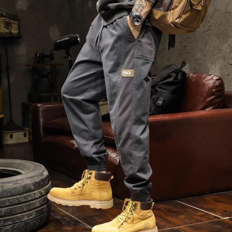 Retro Overalls Men's Spring and Autumn New Loose Ankle Trendy Brand Men's Leisure