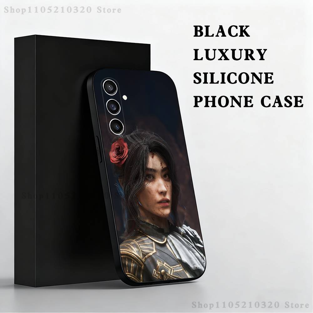 C-Clair O-Obscur Expedition 33 Phone Case For Samsung S25,S24 Ultra,S20,S30 plus,S22 plus,S23,S30 Ultra 5G Silicone Black Shell