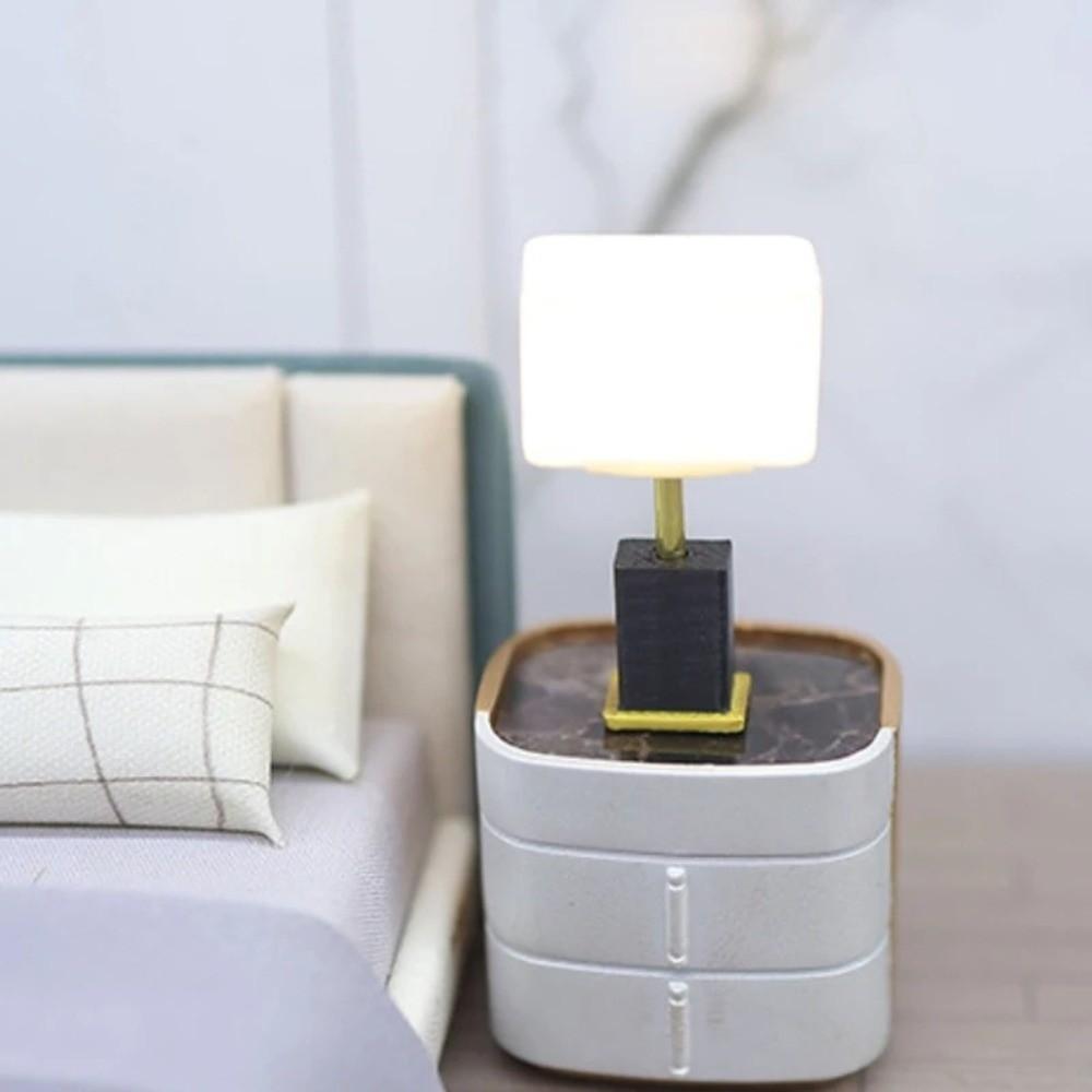 1PCS DIY Desk Table Lamp Miniature Model Doll House Accessories Mini Furniture Children Toy