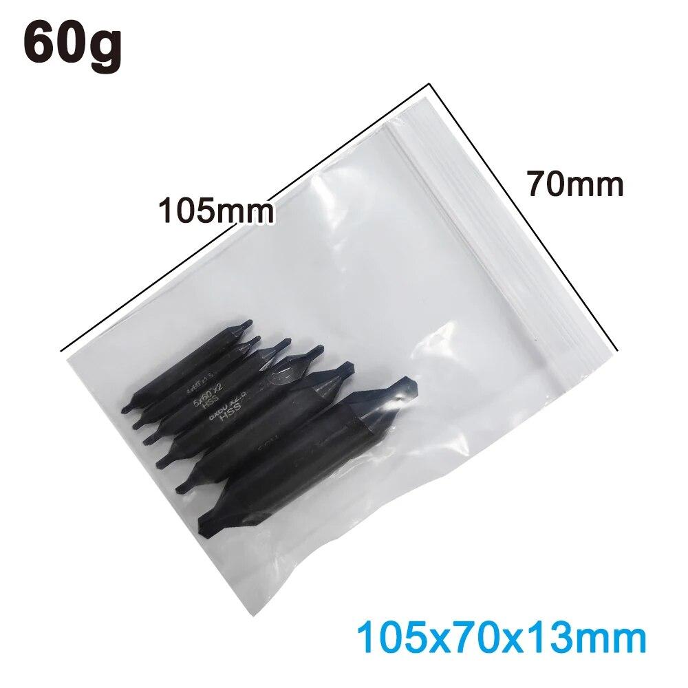 6pc Center Drill Chamfer Drill Without Protective Cone Composite High-speed Steel Fixed Point Drill Full Grinding Spiral Groove