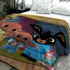 1PC Bing Custom Name Patterned Flannel Blanket Suitable For All Seasons for Home Decor Warmth and Comfort Gifts Holiday Present