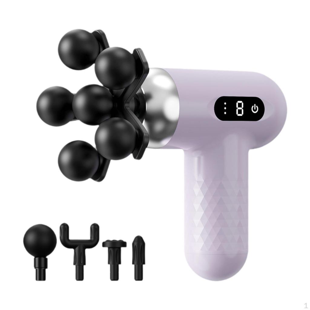 Head Massager 4 Types of Massage Heads Strike for Arm Neck Shoulder