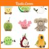 Amuseables Dragon Fruit Chestnut Glasses Rugby Plush Toy Stuffed Doll Gift Kids