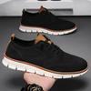 Large Size Men's Fly-woven Sneakers Board Shoes Fashion Low-top Shoes Outdoor Men's Sports Running Shoes Versatile Men's Shoes