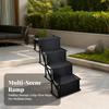Foldable Pet Stairs Sturdy Stair Ladder Folding Dog Easy to Climb