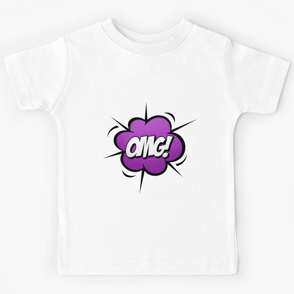 OMG! Comics Speach Bubble - Super Heroes Unite! Collection Kids T-Shirt 170