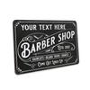 Custom Barber Shop Metal Sign Wall Decor Personalized Gift