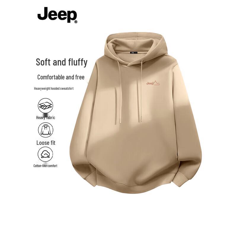 Jeep Men's Heavyweight Hooded Sweatshirt