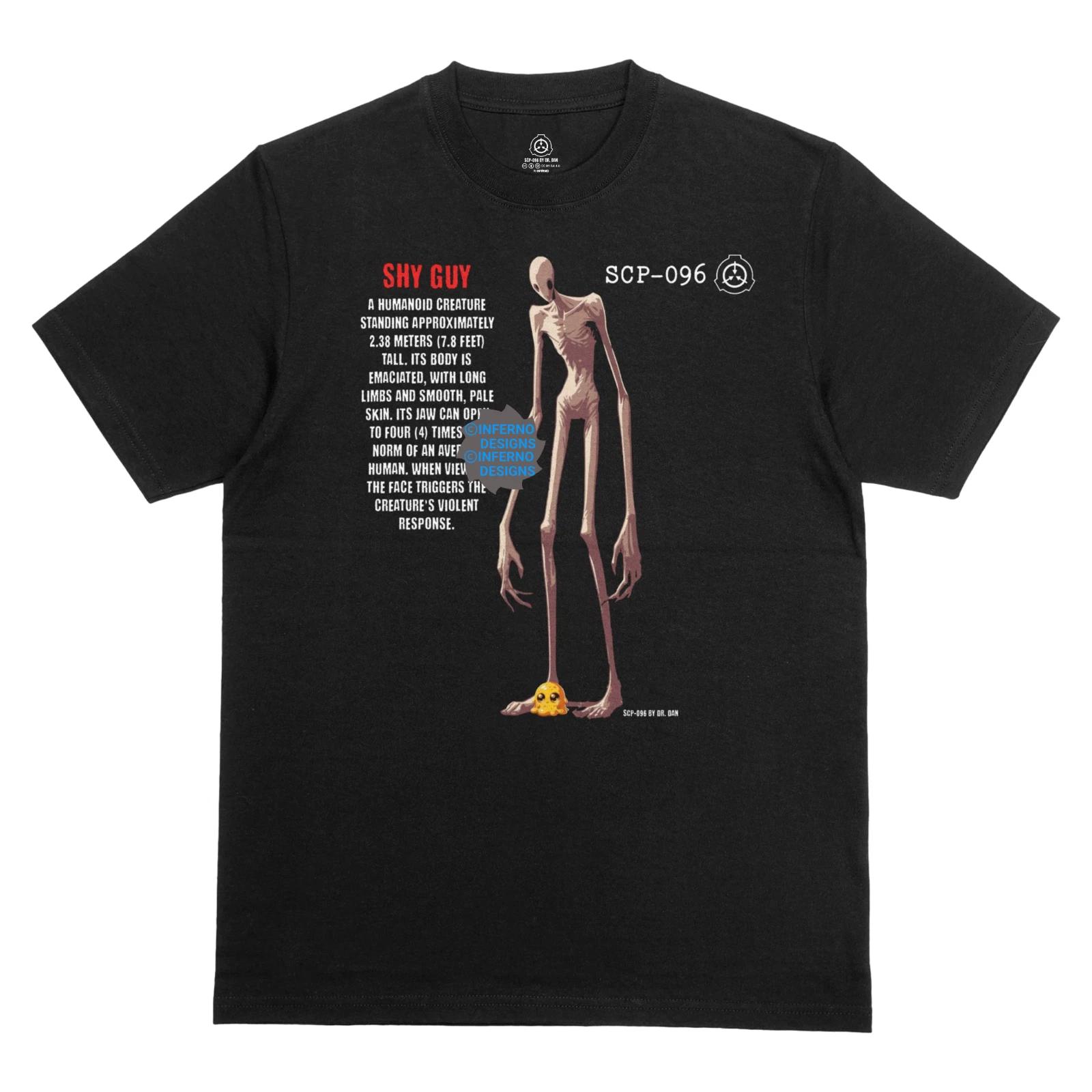 SCP-096, Shy Guy, SCP Shirt, SCP Foundation, Horror shirt, Gothic, Y2K Grunge M
