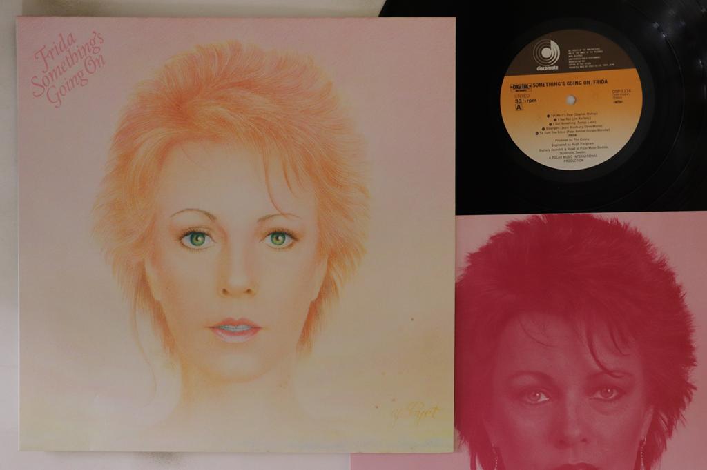 LP Record FRIDA - Something's Going On DSP5116 DISCOMATE 1982 Japan Pop Used