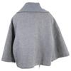 CELINE cashmere100 Triomphe Hardware Half-Zip Pullover tops 34 grayUsed