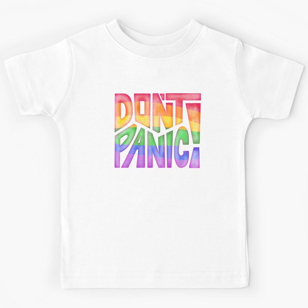 DON T PANIC! Word Art Kids T-Shirt 150