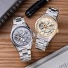 Orient Star Automatic Mechanical Watch Modern Skeleton Open Heart RK-AV0125S Men's Silver 2-Year Warranty