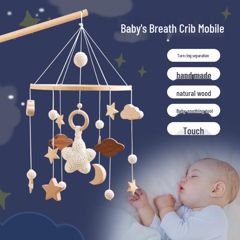 Rotating Crib Mobile: Newborn Baby Sleep Aid & Educational Rattle Toy
