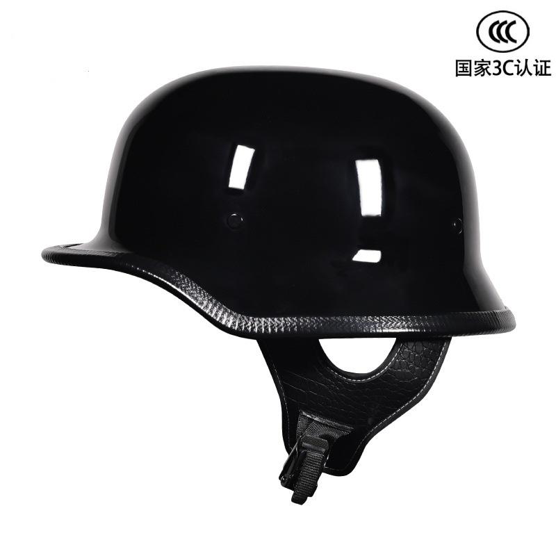 New Vintage Helmet Male and Female Couple Helmet German Locomotive Cruising Harley Half Helmet Personalized Bike Locomotive Hard Hat