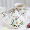 Noble Bone China Teapot 500ML Pink Camellia Coffee Pot Set Home High Grade Porcelain Kettle Jug Party Cafe Teaware Tea Pot Puer