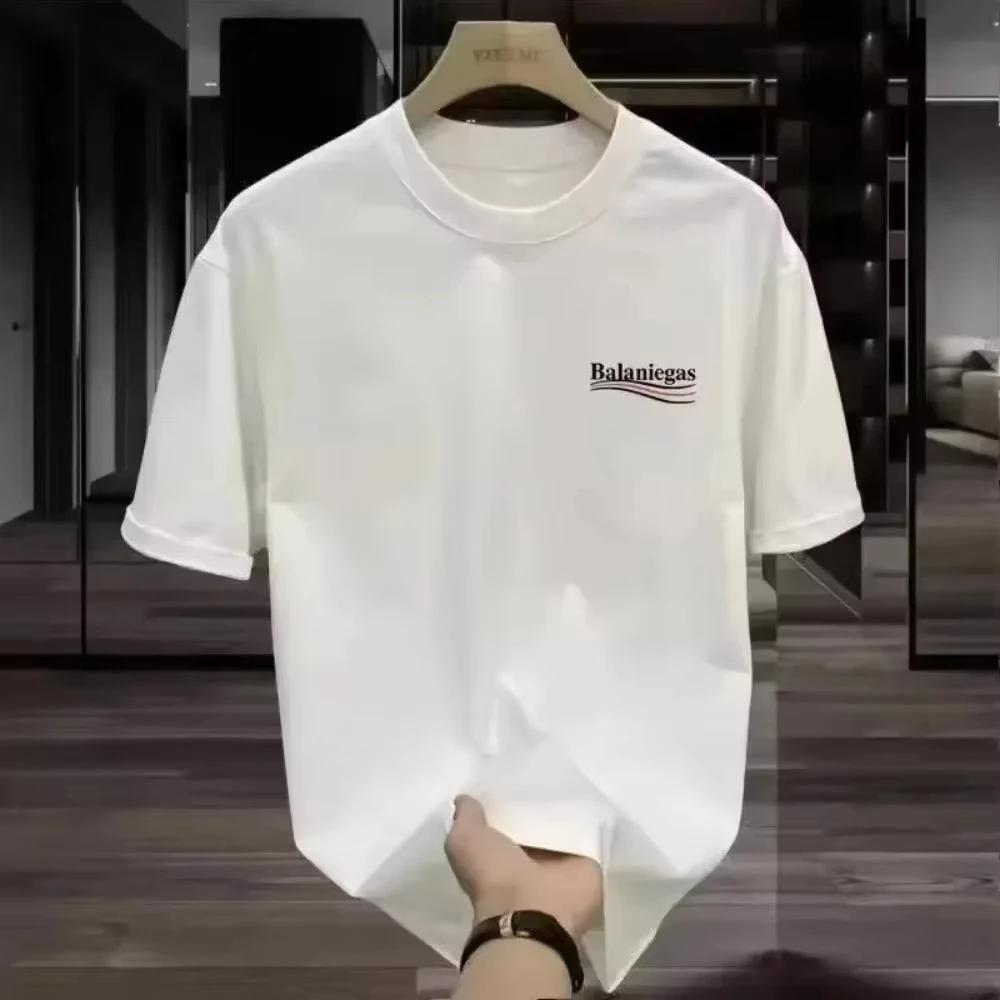 Summer Men Tshirt Ins Printed  Kid T-shirt Men's and Women's T-shirt Japanese Pure Cotton Loose and Comfortable Short-Sleeved